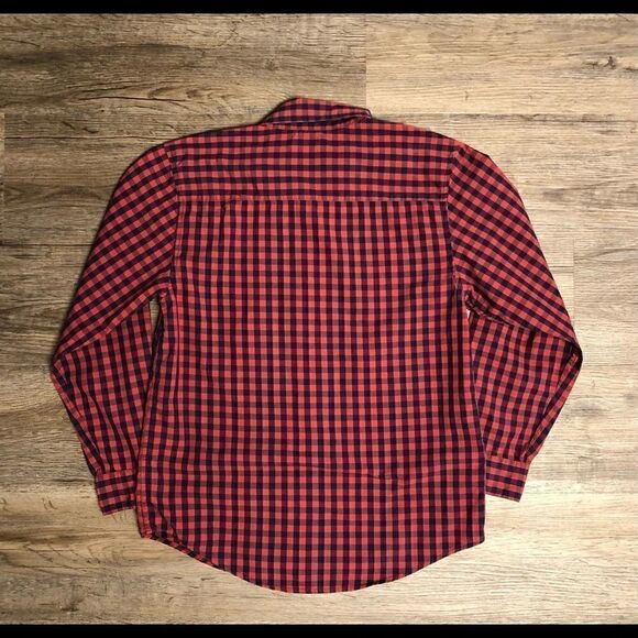 Wrangler Collared Blue & Red Shirt Size XL 14/16 - Picture 4 of 4
